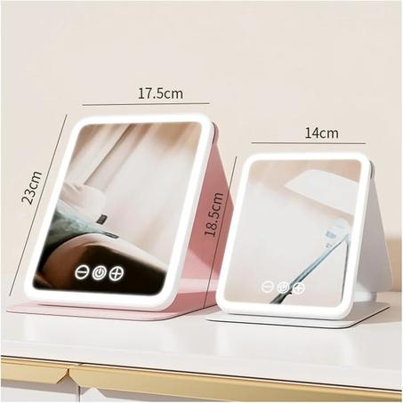 Miroir LED forme tablette