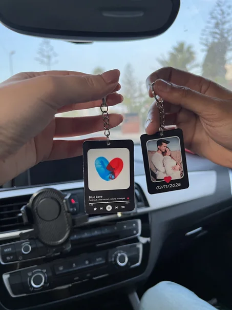 Pack 2 porte-clés personnalisé 💝 هدية تذكارية راقية 🙈😍
