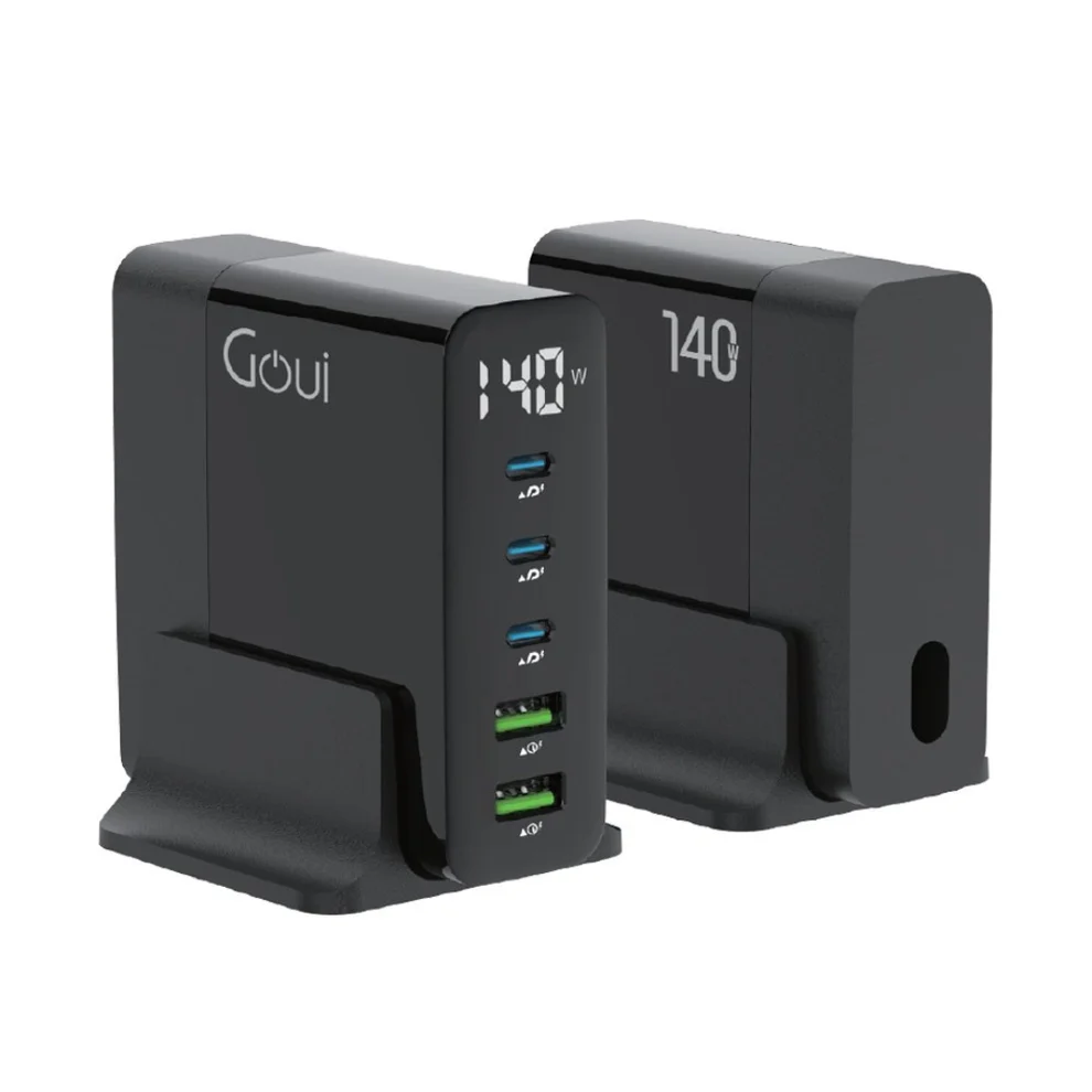 Goui GAN 140 Chargeur de Bureau à 5 Ports - 140W