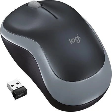 Souris sans fil Logitech M185, 2,4 GHz avec mini-récepteur USB