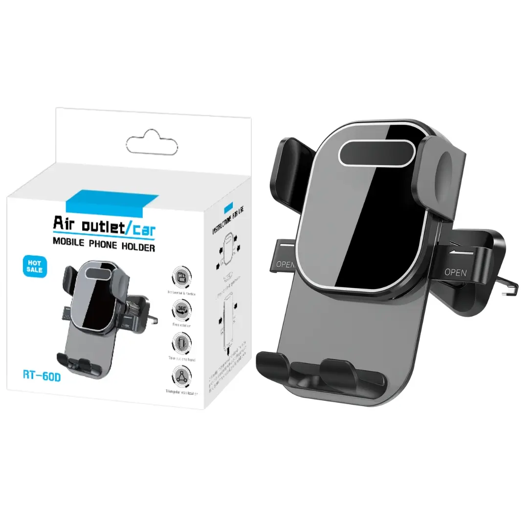 Support de Téléphone pour Voiture, sortie d'air avec clip RT-60D