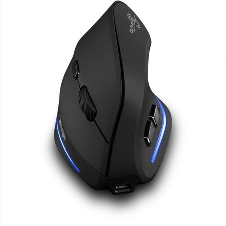 zelotes  Souris Rechargeable sans Fil ,2.4GHz DPI Réglable