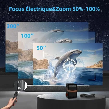 FunFlix Projector with Wifi and Bluetooth, G1 Mini Projector Support