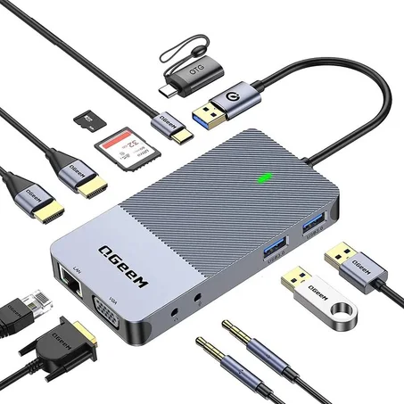 Station d’accueil, QGeeM USB C Hub 3.0