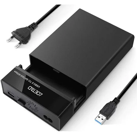 Boîtier de disque dur LOETAD 3,5 / 2,5 pouces USB 3.0 pour SATA I / II / III SSD et HDD