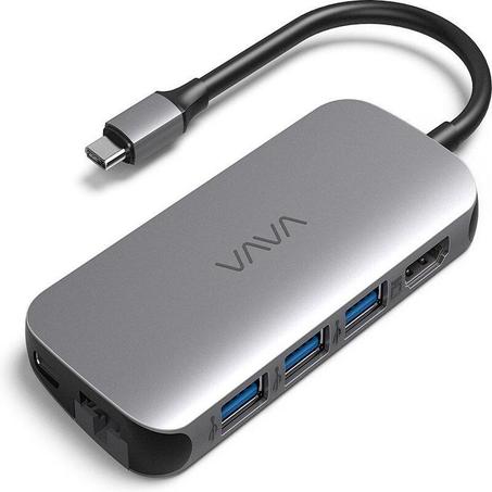 Adaptateur VAVA USB C Hub 9-en-1 avec alimentation Pd