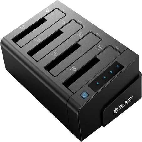 Station d’accueil pour disque dur 2,5/3,5 pouces, 4 baies USB3.0, 1 à 3 clones