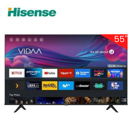 Hisense Smart TV 4K – Design Élégant & Performance Haute Définition