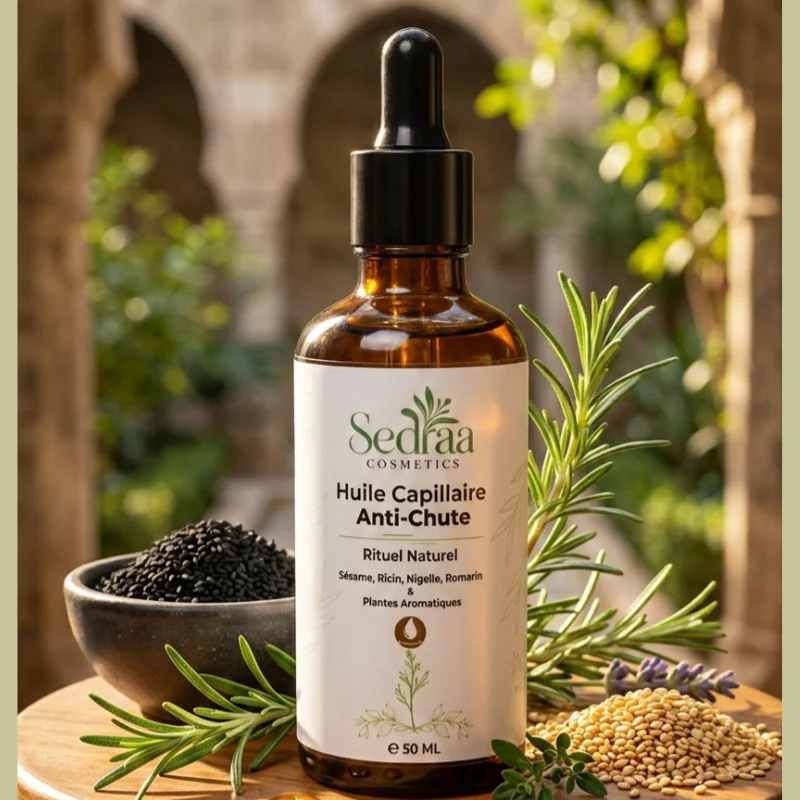 Huile Capillaire Anti-Chute – Rituel Sedraa