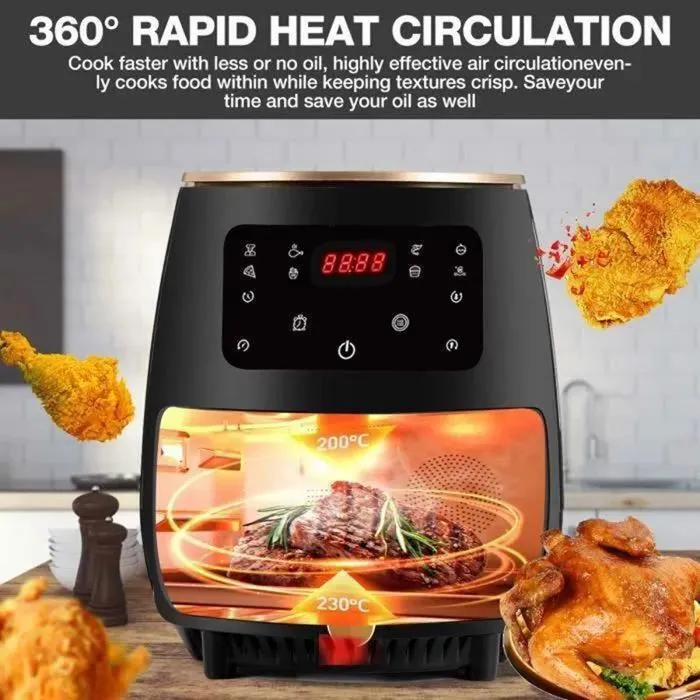 قلاية الهواء - Air Fryer 6L 2400W ألمانيا ضمان عام واحد