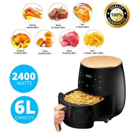 قلاية الهواء - Air Fryer 6L 2400W ألمانيا ضمان عام واحد