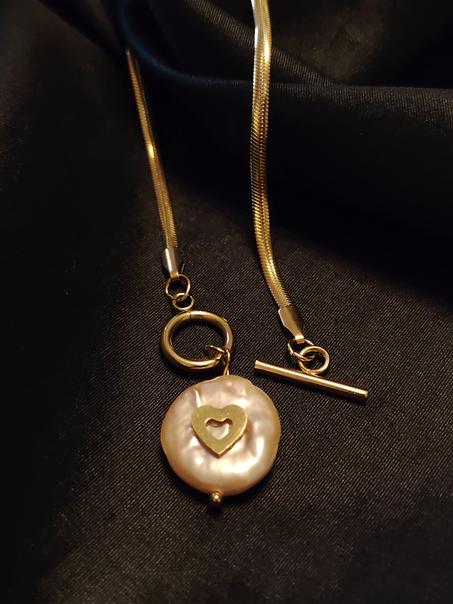 Chaîne serpentine  et fermoir OT