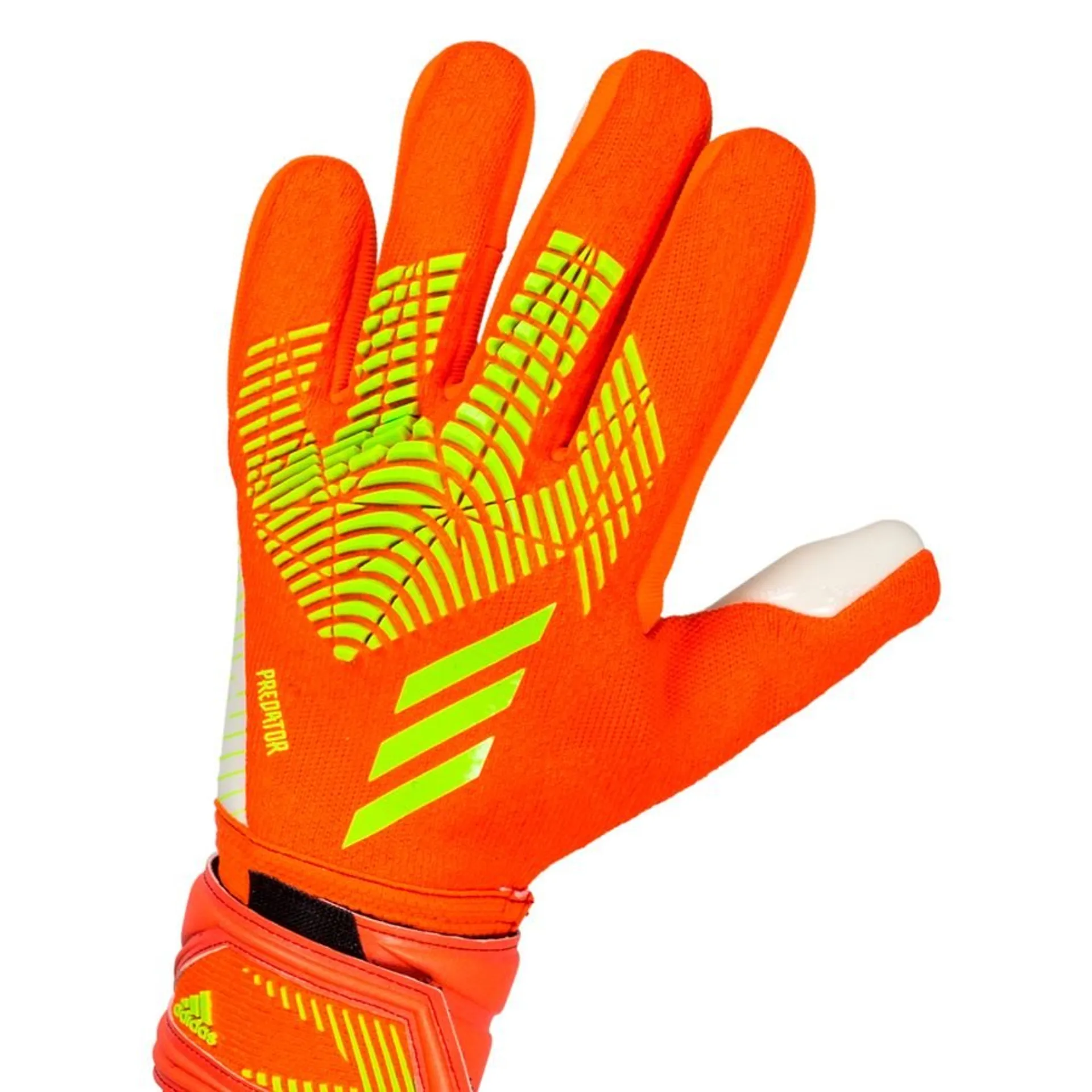 Gants adidas de Gardien Predator League Game Data - Rouge/Vert