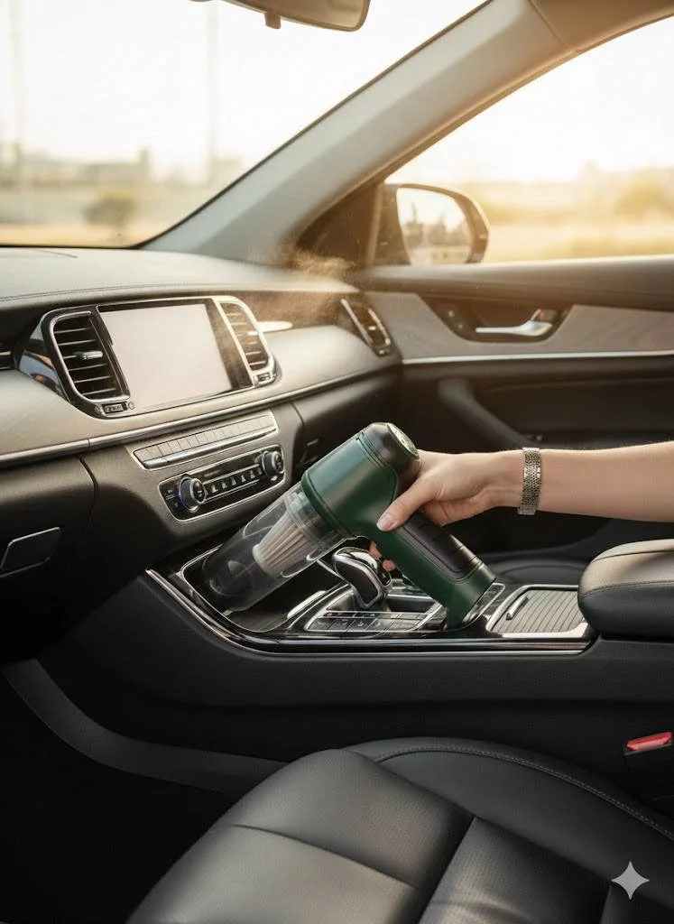 Aspirateur Voiture Sans Fil Rechargeable ميني أسبيراطور بورطابل كابتشارجا لسيارات و المنزل .