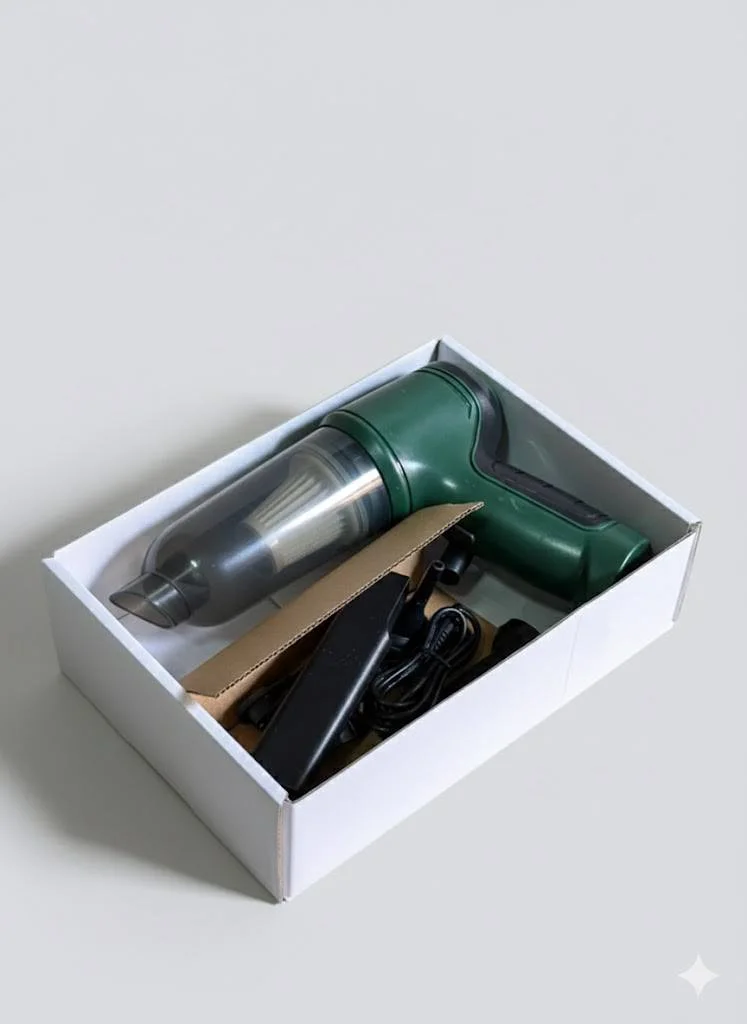 Aspirateur Voiture Sans Fil Rechargeable ميني أسبيراطور بورطابل كابتشارجا لسيارات و المنزل .