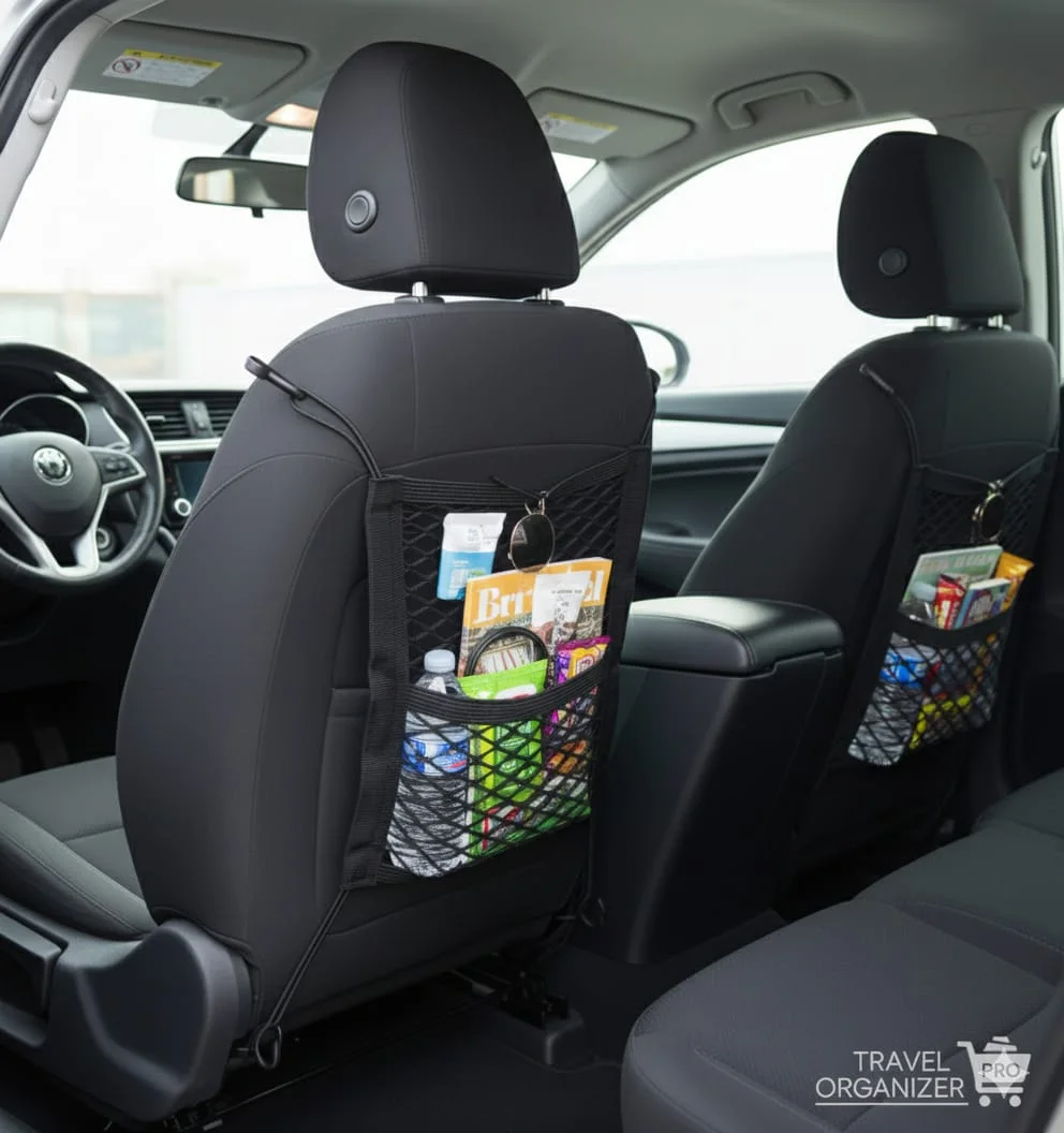 شبكة تنظيم الأغراض للسيارة  filet de rangement pour viture