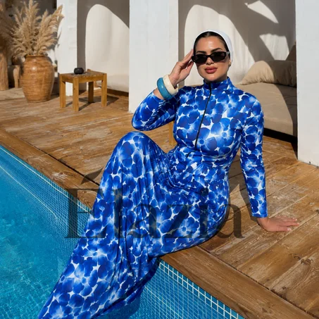 BURKINI FLEURI