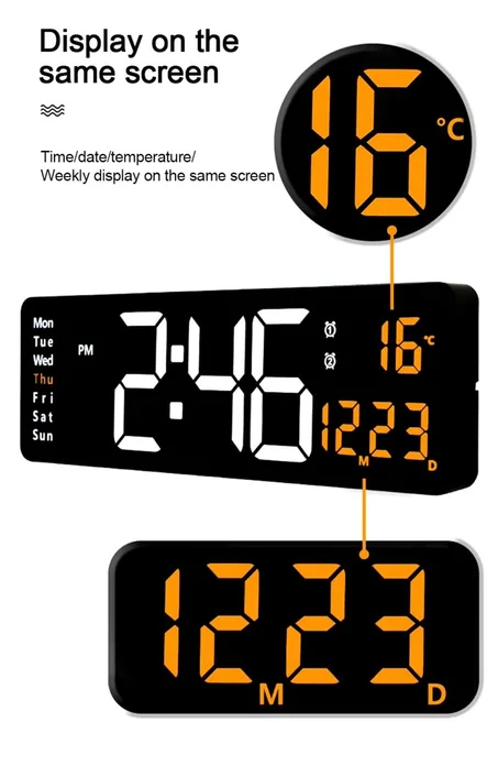 الساعة الرقمية المذهلة
