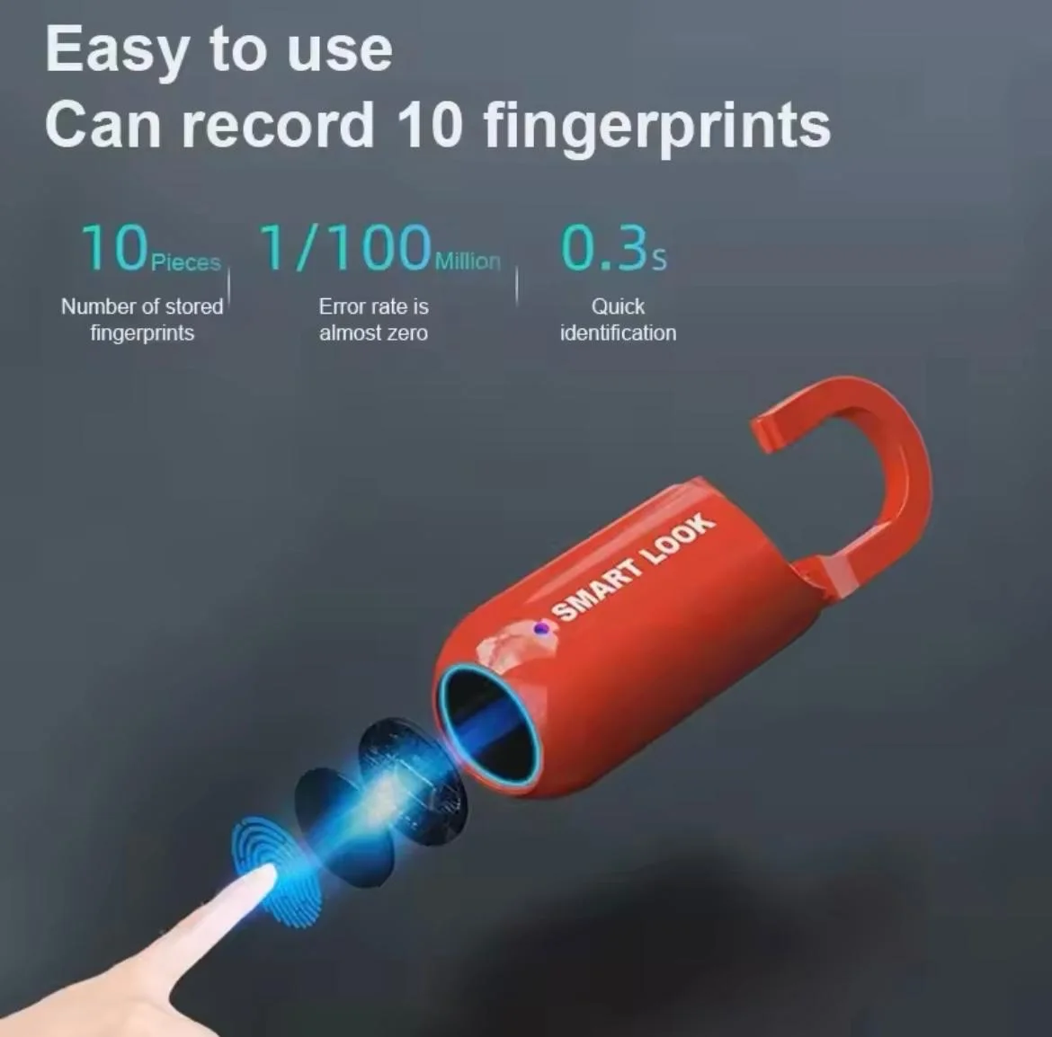 🔒 قفل البصمة الذكي – أمان بلا مفاتيح ولا كلمات مرور