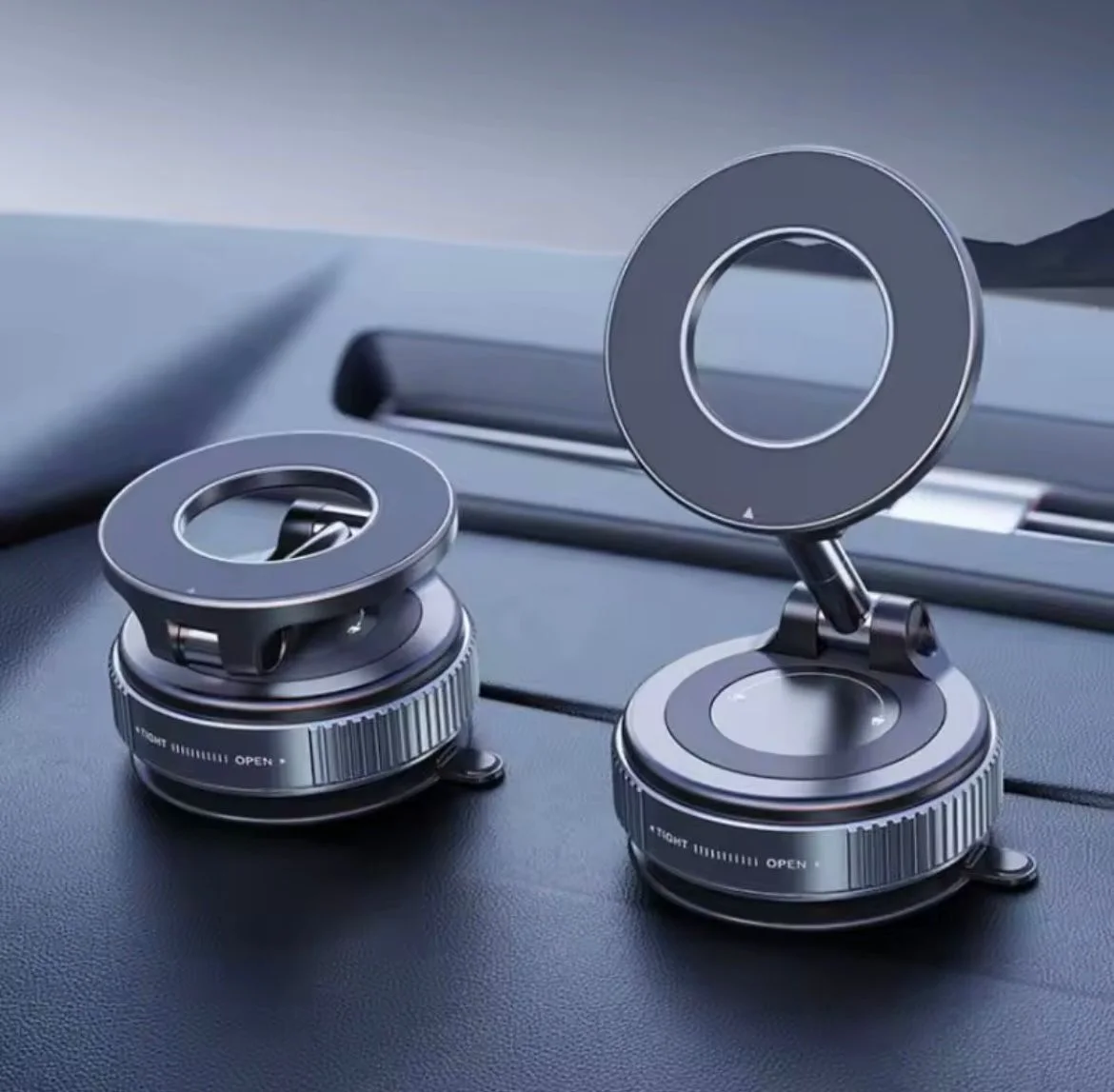 📱 حامل هاتف مغناطيسي قوي بزاوية دوران 360°