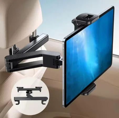 حامل الهواتف والأجهزة اللوحية للمقعد القابل للتمديد والطوي