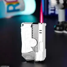 الولاعة الافخم بالكوكب مع مؤشر ليزر قابلة للطي وقابلة للدوران