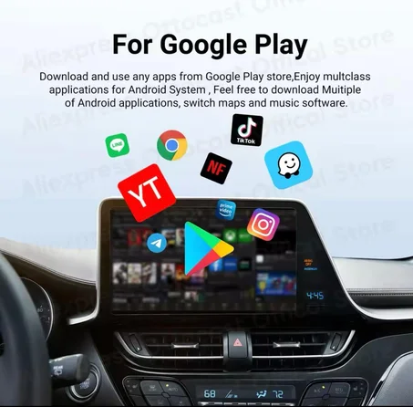 جهاز تحويل شاشة السيارة الاصلية الى اندرويد " فقط للسيارات التدي تدعم الكار بلاي "