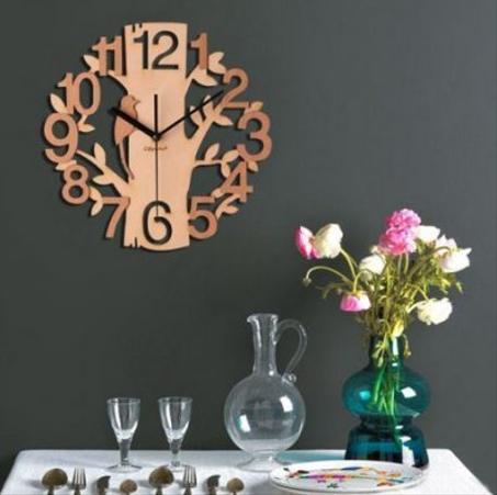 1er Qualitée شجرة على شكل ساعة حائطية تضيف للبيت والمكتب لمسة رائعة