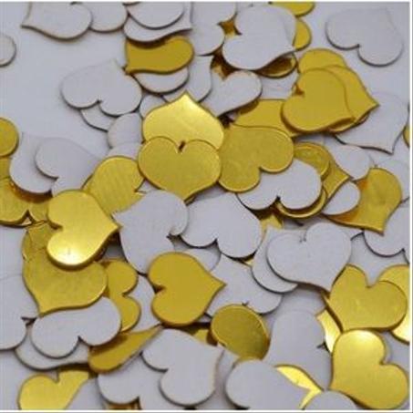 1er Qualitée ديكور على شكل قلب راقي و رفيع الجودة يضيف للمكتب والبيت لمسة رائعة 50pc