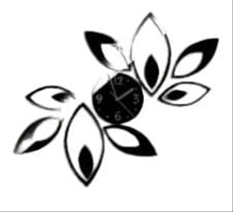 1er  Qualitée  ساعة حائطية  باللون الأسود الرائع