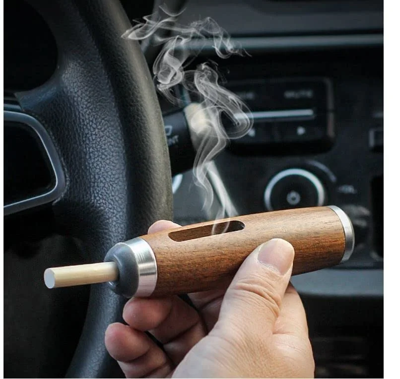 Portable Wooden Cigarette Holder