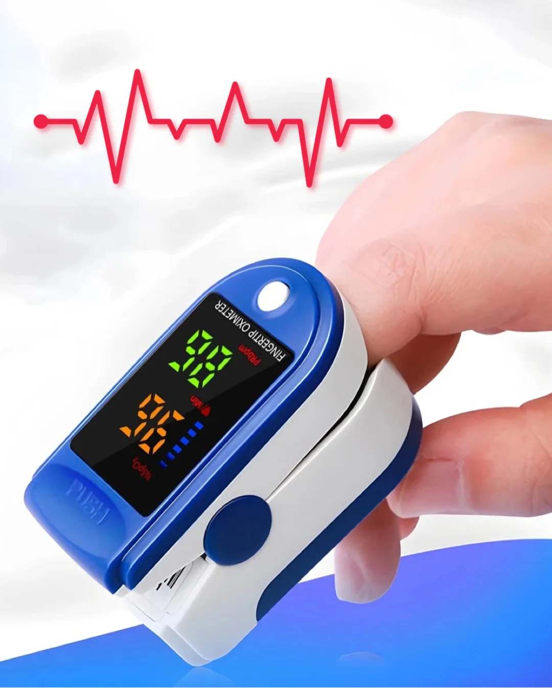 جهاز قياس الأكسجين والنبض الذكي