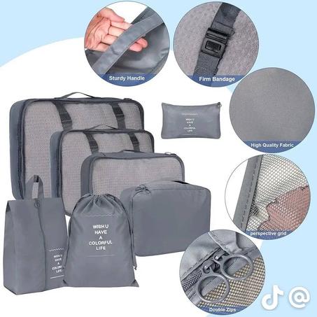 مجموعة أكياس تنظيم السفر