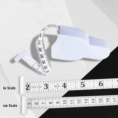 شريط قياس الجسم بطول يصل إلى (150 سم) تصميم مريح وسهل الاستخدام مواد عالية الجودة للاستخدام طويل الأمد