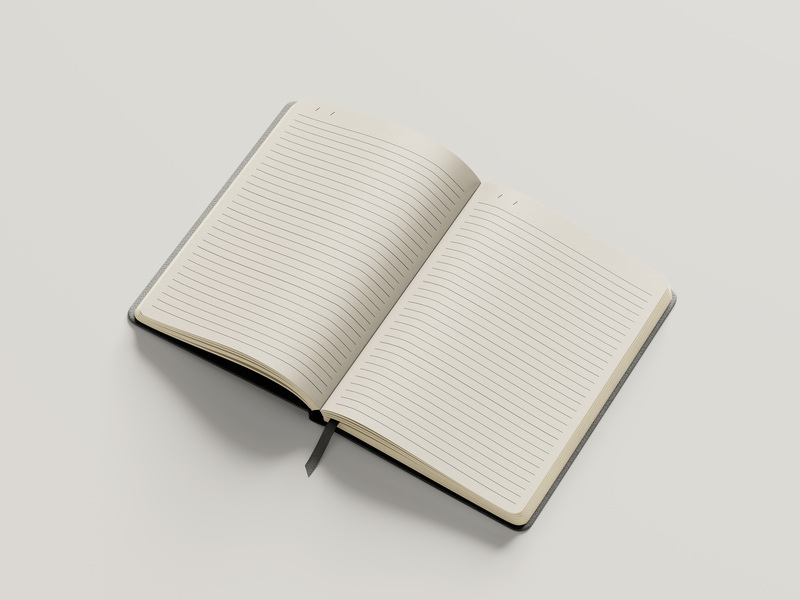 Beige Lined Notebook— Good Mondays
