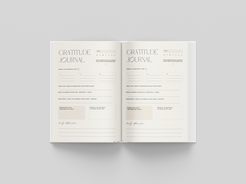 The Gratitude Journal — Linen Fabric Hardcover
