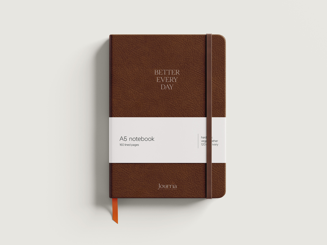 Brown Lined Notebook— Better Every Day
