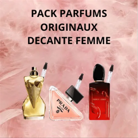 PACK PARFUMS  ORIGINAUX  DECANTE FEMME