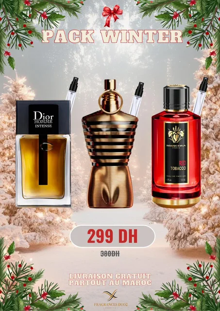 DIOR HOMME INTENSE + LE MALE ELIXIR + RED TOBACCO