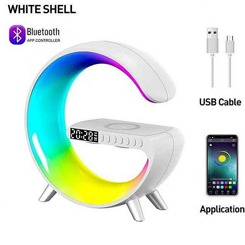 لمبة LED – سماعة بلوتوث🌈🔊🔌 – شاحن لاسلكي