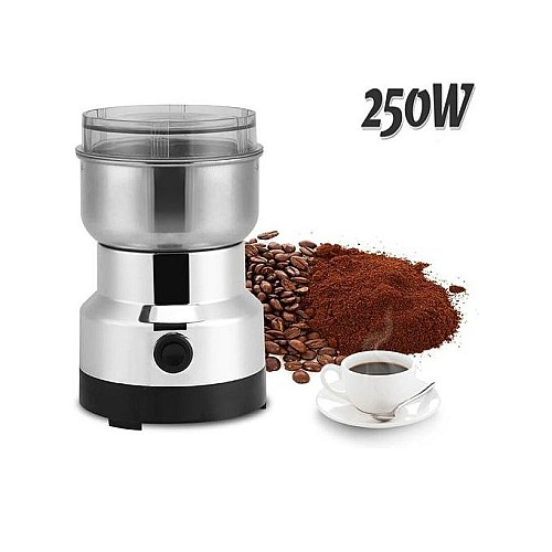 مطحنة كهربائية سيلفر كرست - 250 واط 💫🔌 مع وعاء من الستانلس ستيل (NM-8300)