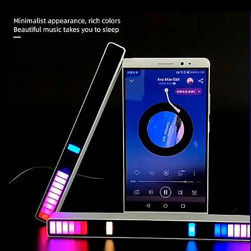 أضواء شريط LED RGB مع مصباح الاستلام والتحكم بالصوت 🌈💡🔊
