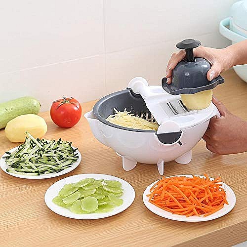 قطاعة الخضار مع سلة الرطوبة🥦🔪🧺