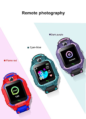 ساعة ذكية للأطفال Q19 مع تقنية تحديد المواقع LBS ومقاومة للماء ⌚🧒