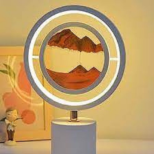 LED ضوء ليلي💡🏞️🌀 مبتكر تقنية بالرمال المتحركة