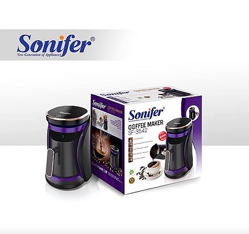 ماكينة صنع القهوة التركية الأوتوماتيكية 220V Sonifer ☕🇹🇷