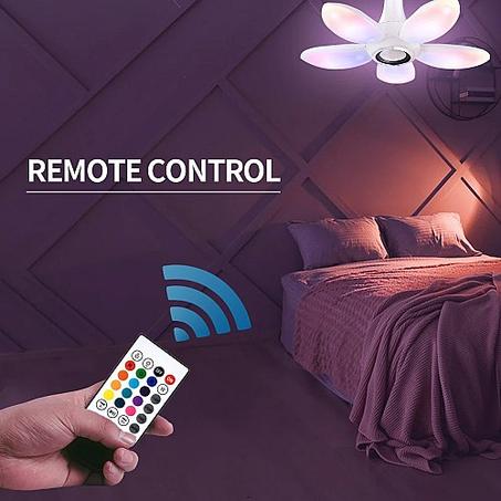 مصباح LED موسيقي متوافق مع الإيقاعات يتغير لونه، قابل للطي 🎶💡🌈