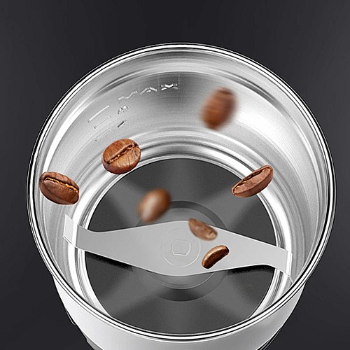 SOKANY - طاحونة قهوة كهربائية، من الفولاذ المقاوم للصدأ ☕⚡