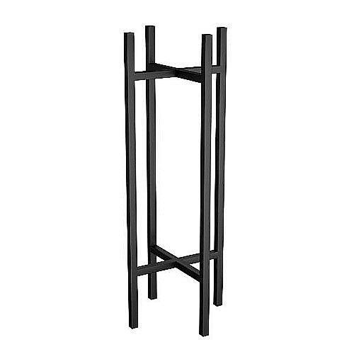 Stylish Flower Pot Stand 🌼 - Steel - Black - H/D(50x25)cm