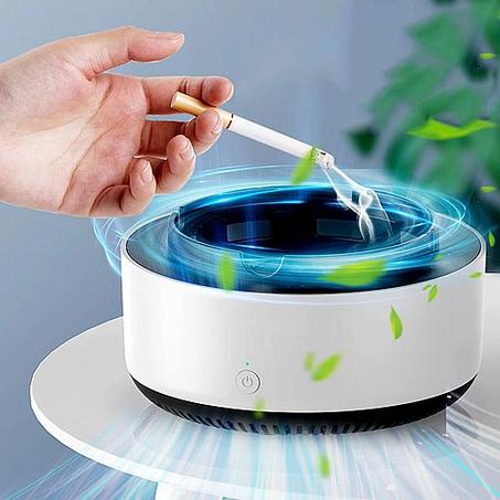 🪟🌬️ منفضة سجائر 2 في 1 لتنقية الهواء 🚭🌿